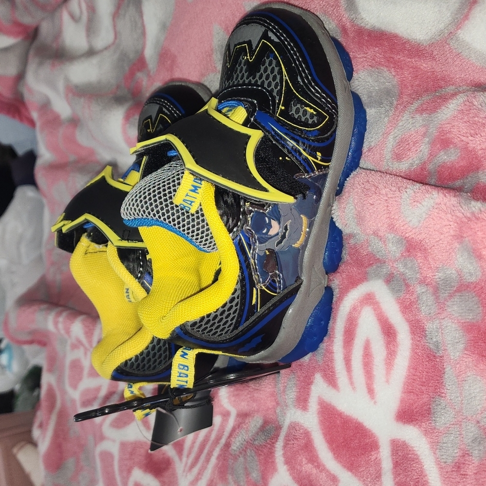 Batman light up toddler shoes